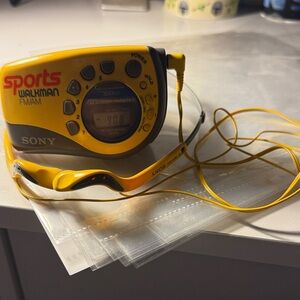 Sony Sports Walkman in Bright Yellow
